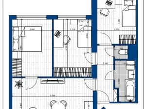 Prodej bytu 4+kk, Praha - Smíchov, U dvou srpů, 64 m2