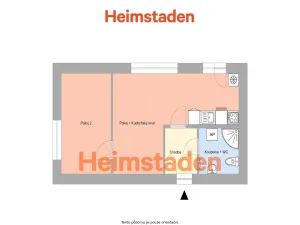 Pronájem bytu 2+kk, Havířov - Šumbark, Dukelská, 38 m2
