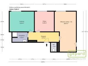 Prodej bytu 3+kk, Mníšek pod Brdy, Ke škole, 73 m2