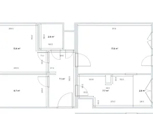 Prodej bytu 3+1, Praha - Chodov, Benkova, 69 m2