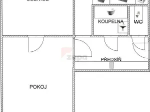 Pronájem bytu 2+1, Praha - Hloubětín, Poděbradská, 53 m2