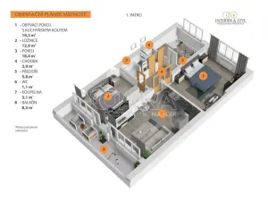 Pronájem rodinného domu, Slaný, Arbesova, 145 m2