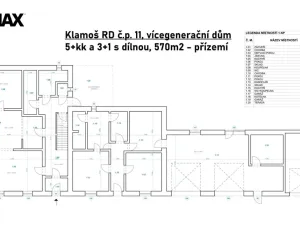 Prodej vícegeneračního domu, Klamoš, 570 m2