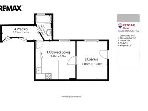 Prodej bytu 1+1, Karlovy Vary, I. P. Pavlova, 37 m2