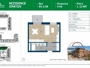 Pronájem bytu 1+kk, Praha - Chodov, Horynova, 32 m2