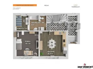 Prodej rodinného domu, Praha - Čakovice, Na bahnech, 149 m2