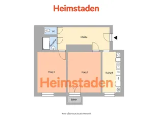 Pronájem bytu 2+1, Ostrava - Poruba, 17. listopadu, 56 m2
