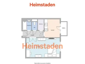 Pronájem bytu 1+1, Ostrava - Poruba, Čkalovova, 41 m2