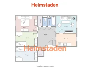 Pronájem bytu 4+1, Karviná - Nové Město, tř. Osvobození, 95 m2