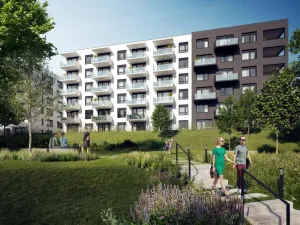 Prodej bytu 2+kk, Praha - Hlubočepy, náměstí Olgy Scheinpflugové, 47 m2