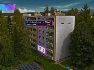 Prodej bytu 2+kk, Třinec, Beskydská, 35 m2