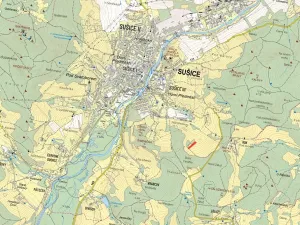 Prodej louky, Sušice, 1642 m2