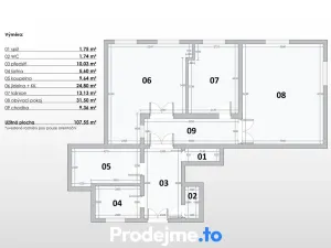 Pronájem bytu 3+kk, Praha - Smíchov, Preslova, 110 m2