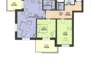 Pronájem bytu 3+kk, Pardubice, U Sportovní školy, 82 m2