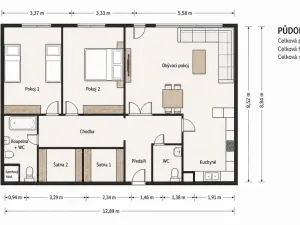 Prodej bytu 3+kk, Brno, Majdalenky, 115 m2