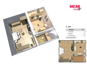 Prodej rodinného domu, Týnec nad Labem, Havlíčkova, 84 m2