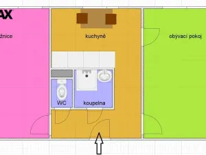 Prodej bytu 2+1, Úpice, Sládkova, 54 m2