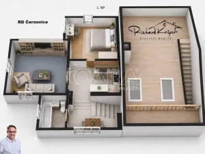 Prodej rodinného domu, Černovice, Ke Starým jatkám, 80 m2