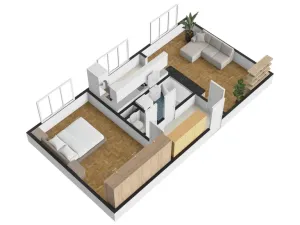 Prodej bytu 2+1, Praha - Vokovice, Etiopská, 51 m2