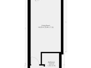 Pronájem bytu 1+kk, Praha - Střížkov, Zakšínská, 27 m2