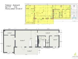 Prodej bytu 3+kk, Břeclav, 91 m2