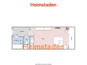 Pronájem bytu 1+kk, Karviná - Hranice, Čsl. armády, 27 m2