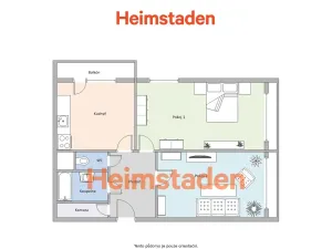 Pronájem bytu 2+1, Orlová - Lutyně, Okružní, 67 m2