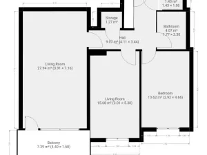 Pronájem bytu 3+kk, Brandýs nad Labem-Stará Boleslav - Brandýs nad Labem, Za Dvorem, 76 m2