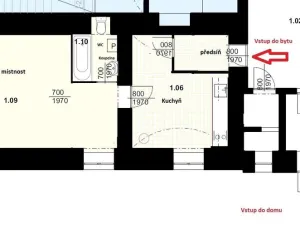 Pronájem bytu 1+1, Plzeň - Malesice, Malesická náves, 40 m2
