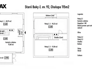 Prodej chalupy, Staré Buky - Prostřední Staré Buky, 115 m2