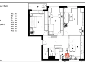 Prodej bytu 3+1, Chrudim - Chrudim IV, Na Větrníku, 80 m2