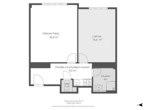 Prodej bytu 2+kk, Praha - Holešovice, Na Maninách, 57 m2