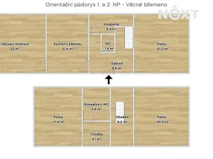 Prodej rodinného domu, Palonín, 253 m2