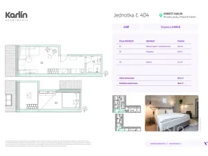 Prodej bytu 1+kk, Praha - Karlín, Prvního pluku, 49 m2
