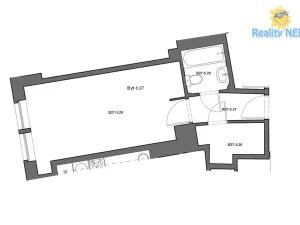 Pronájem bytu 1+kk, Praha - Žižkov, Baranova, 28 m2