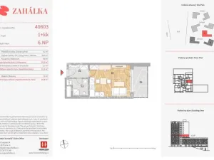Pronájem bytu 1+kk, Praha - Modřany, Mezi vodami, 34 m2