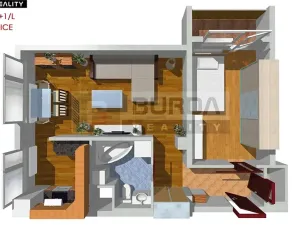 Prodej bytu 2+1, Neratovice, 53 m2