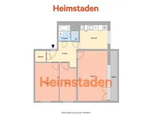 Pronájem bytu 3+1, Albrechtice, Hornická, 68 m2