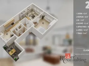 Prodej bytu 2+kk, Dobronín, Šeříková, 64 m2