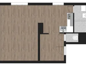 Pronájem bytu 1+kk, Ostrava, Hasičská, 40 m2