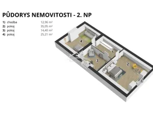 Prodej chalupy, Hojovice, 168 m2