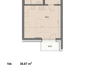 Prodej bytu 1+kk, Plzeň, V Malé Doubravce, 36 m2