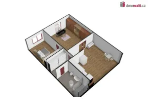 Pronájem bytu 2+1, Roztoky, Masarykova, 50 m2
