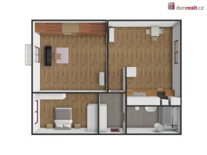 Pronájem bytu 2+1, Roztoky, Masarykova, 50 m2