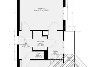 Prodej bytu 3+1, Praha - Prosek, Novoborská, 53 m2
