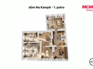 Prodej rodinného domu, Praha - Malá Strana, Na Kampě, 383 m2