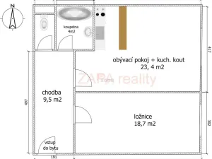 Pronájem bytu 2+kk, Praha - Libeň, Kovanecká, 57 m2