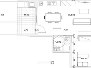 Prodej bytu 1+1, Marrazes,, 50 m2