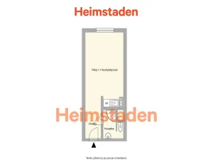Pronájem bytu 1+kk, Ostrava - Moravská Ostrava, Gen. Píky, 25 m2