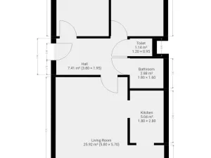 Pronájem bytu 3+kk, Praha - Stodůlky, Bašteckého, 72 m2